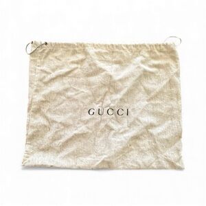 Gucci Beige Drawstring dust Bag